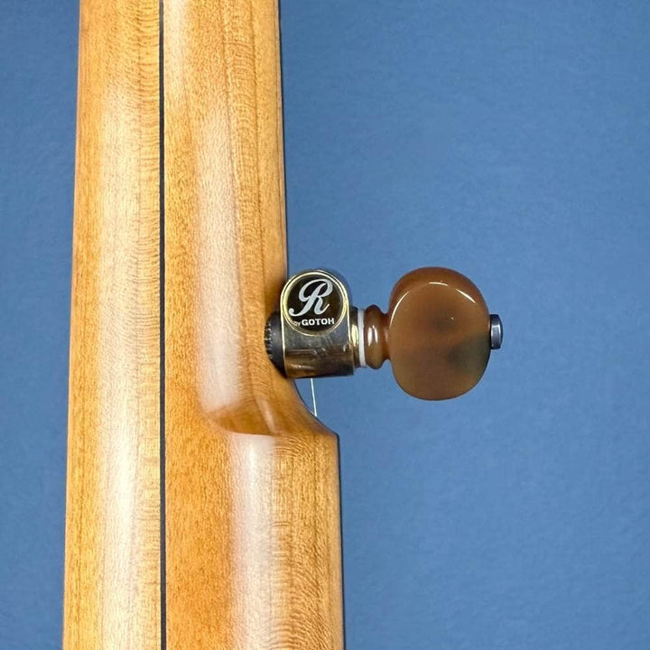 Rickard 11" Cherry Little Wonder Banjo with Antiqued Brass Hardware #1905 Rickard 5 String Banjos