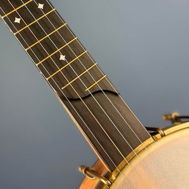 Rickard 11" Cherry Little Wonder Banjo with Antiqued Brass Hardware #1905 Rickard 5 String Banjos