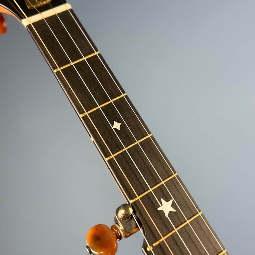Rickard 11" Cherry Little Wonder Banjo with Antiqued Brass Hardware #1905 Rickard 5 String Banjos