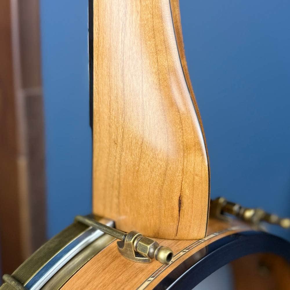 Rickard 11" Cherry Little Wonder Banjo with Antiqued Brass Hardware #1905 Rickard 5 String Banjos