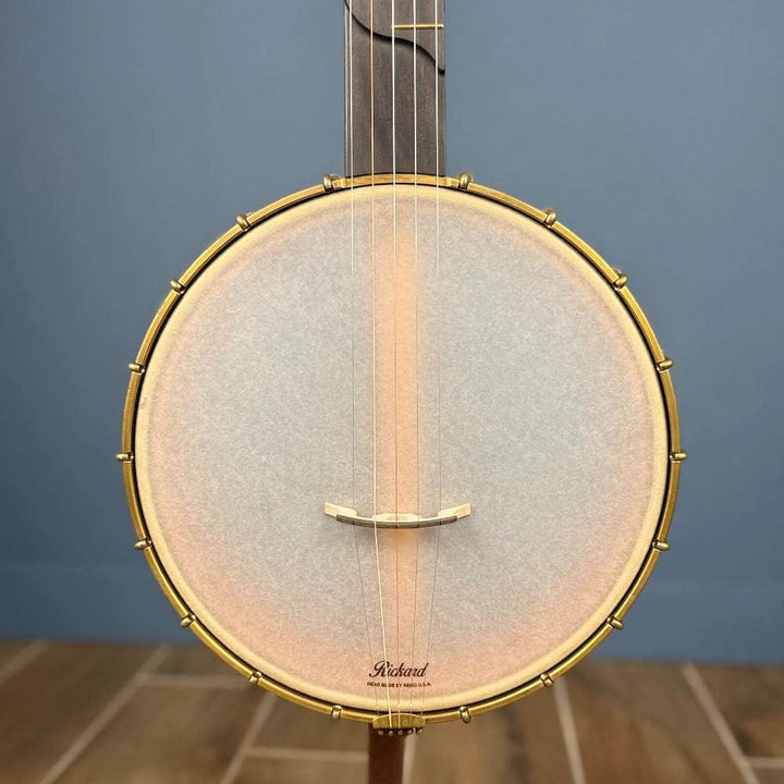 Rickard 11" Cherry Little Wonder Banjo with Antiqued Brass Hardware #1905 Rickard 5 String Banjos