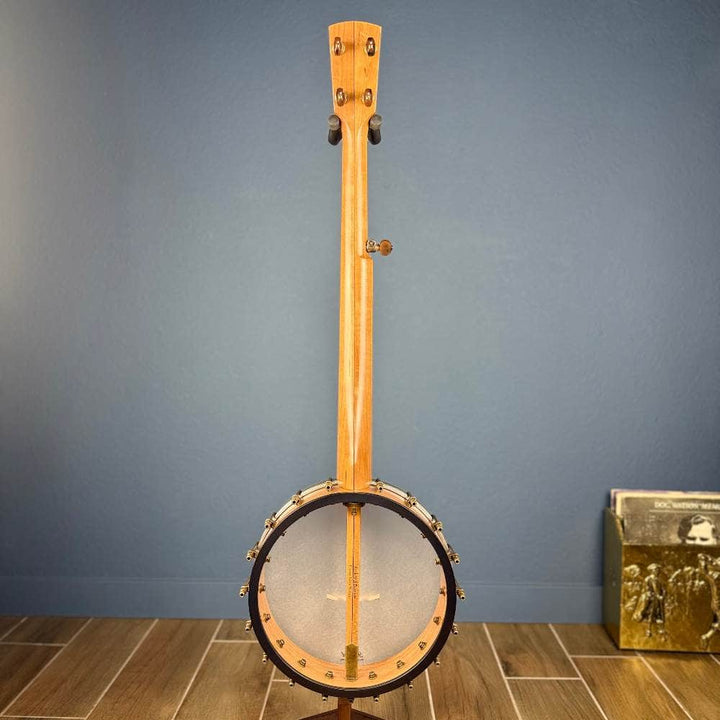 Rickard 11" Cherry Little Wonder Banjo with Antiqued Brass Hardware #1905 Rickard 5 String Banjos