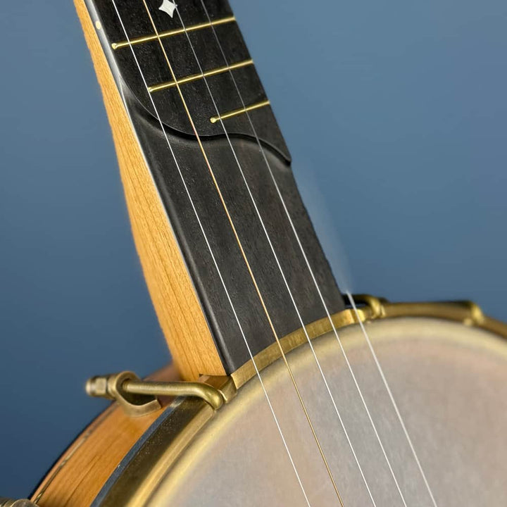 Rickard 11" Cherry Little Wonder Banjo with Antiqued Brass Hardware Rickard 5 String Banjos