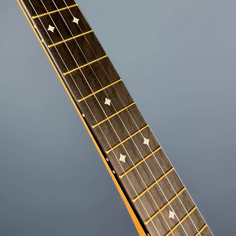 Rickard 11" Cherry Little Wonder Banjo with Antiqued Brass Hardware Rickard 5 String Banjos