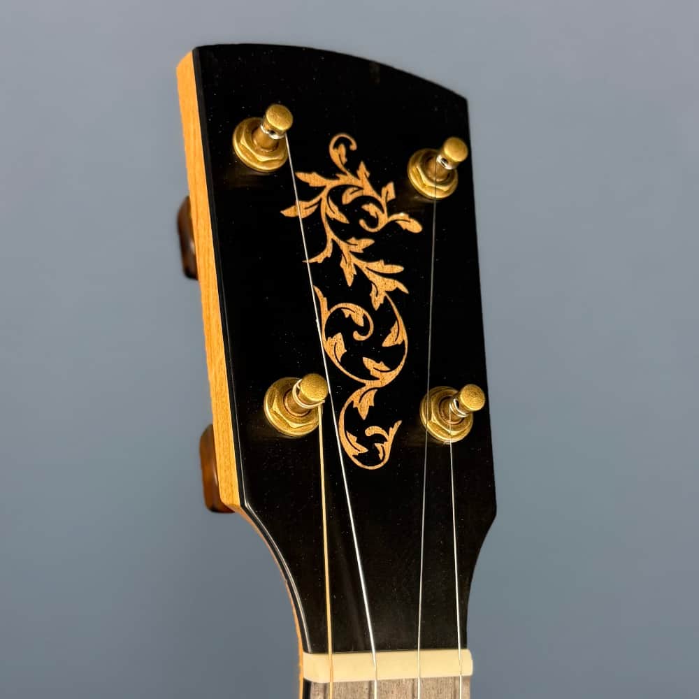Rickard 11" Cherry Little Wonder Banjo with Antiqued Brass Hardware Rickard 5 String Banjos