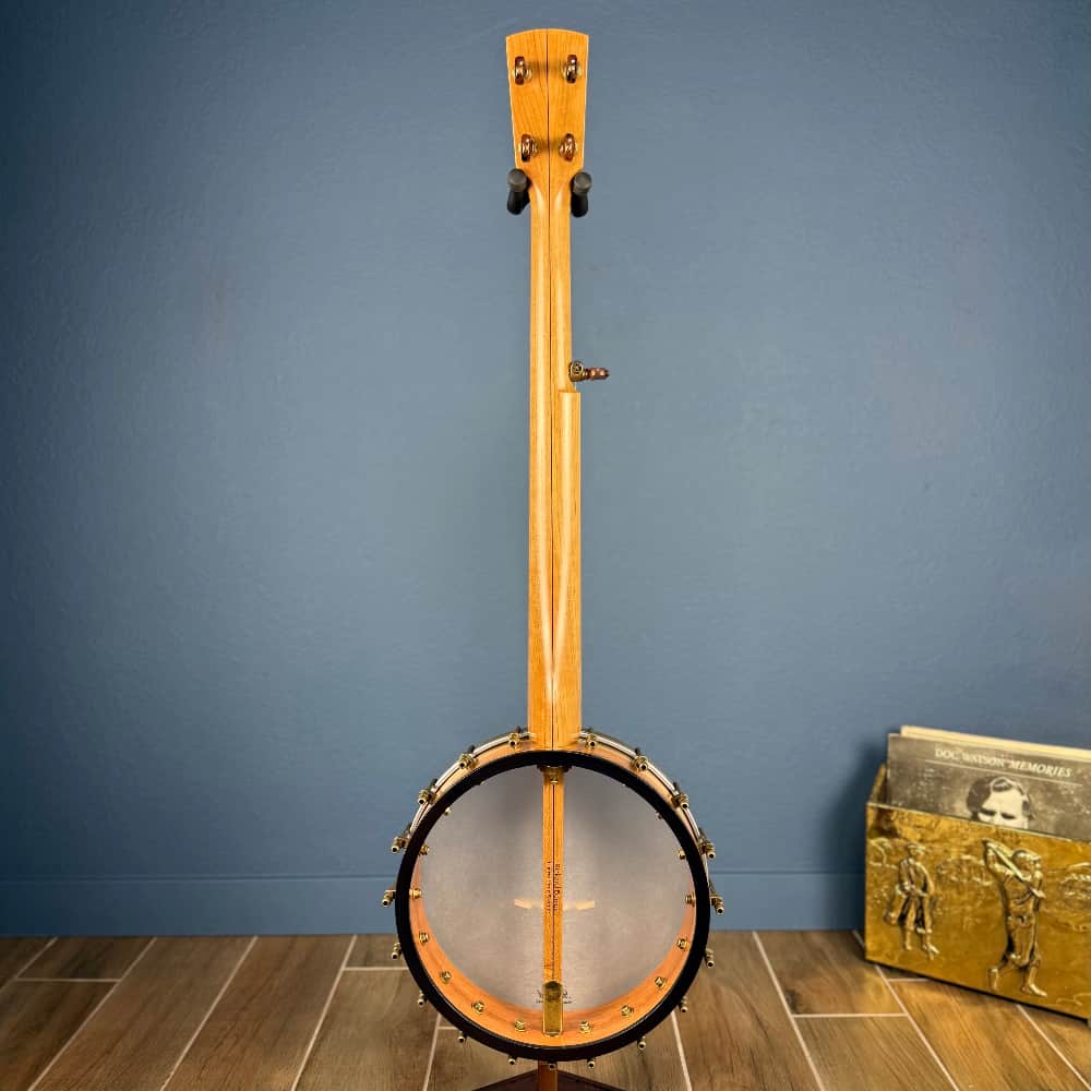 Rickard 11" Cherry Little Wonder Banjo with Antiqued Brass Hardware Rickard 5 String Banjos
