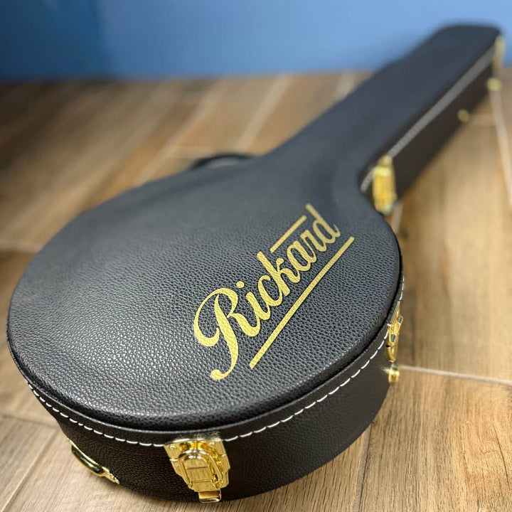 Rickard 11" Cherry Little Wonder Banjo with Antiqued Brass Hardware Rickard 5 String Banjos