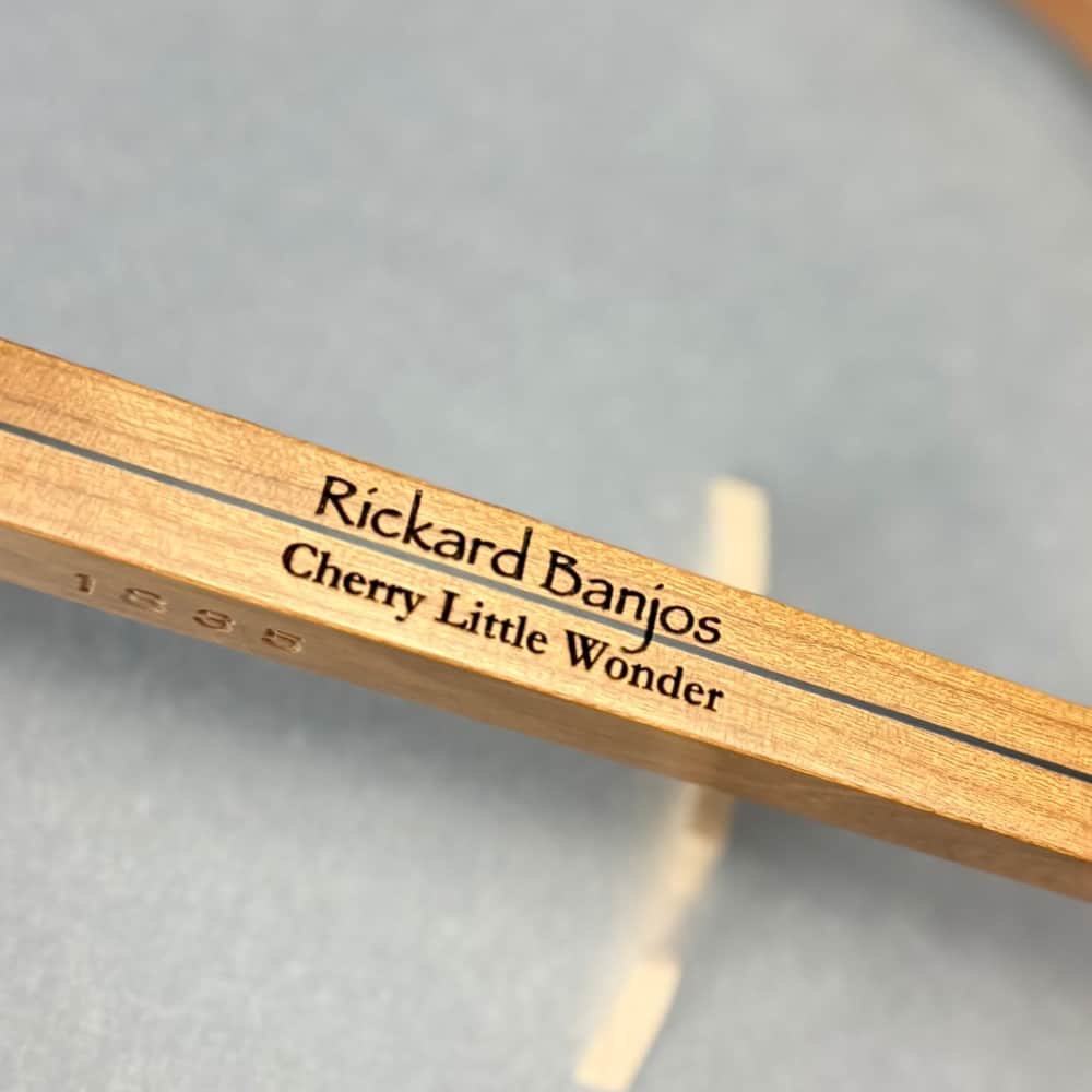 Rickard 11" Cherry Little Wonder Banjo with Antiqued Brass Hardware Rickard 5 String Banjos
