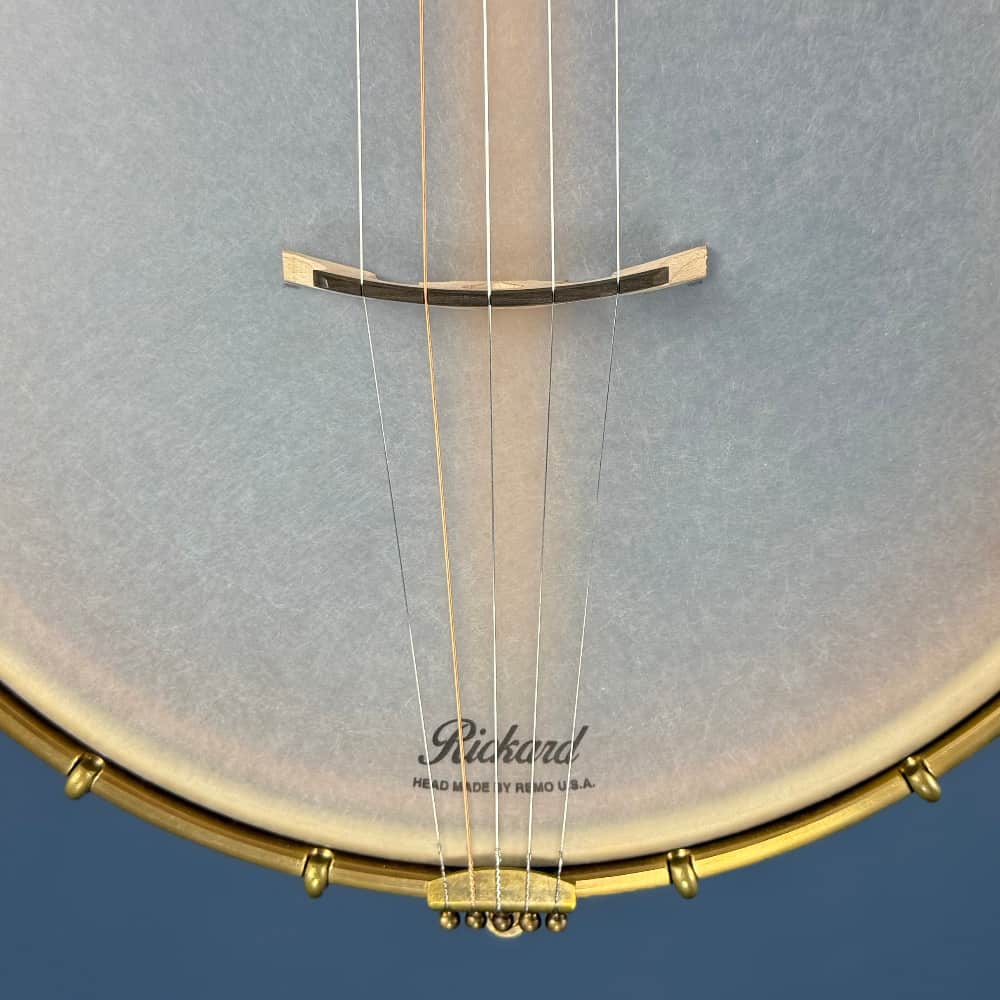Rickard 11" Cherry Little Wonder Banjo with Antiqued Brass Hardware Rickard 5 String Banjos