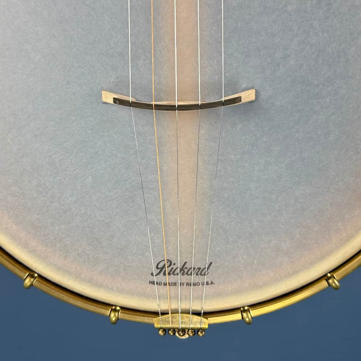 Rickard 11" Cherry Little Wonder Banjo with Antiqued Brass Hardware Rickard 5 String Banjos
