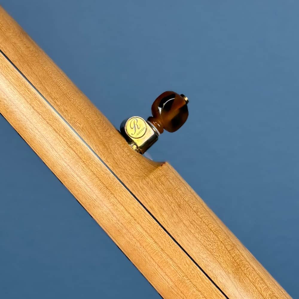 Rickard 12" Cherry Little Wonder Banjo with Antiqued Brass Hardware Rickard 5 String Banjos