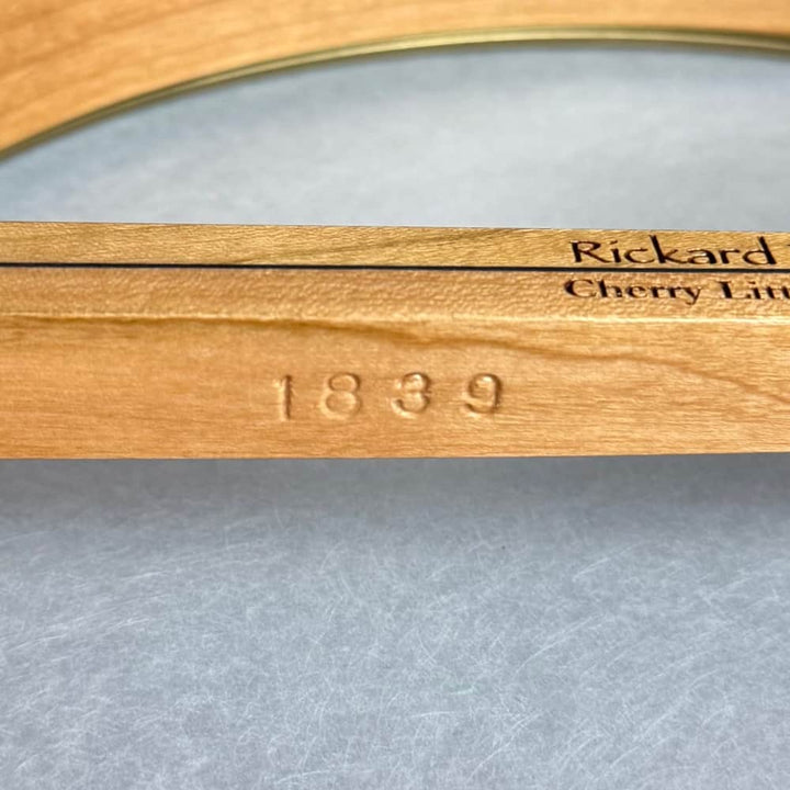 Rickard 12" Cherry Little Wonder Banjo with Antiqued Brass Hardware Rickard 5 String Banjos