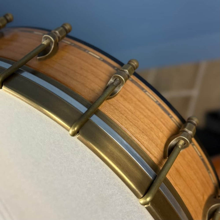 Rickard 12" Cherry Little Wonder Banjo with Antiqued Brass Hardware Rickard 5 String Banjos