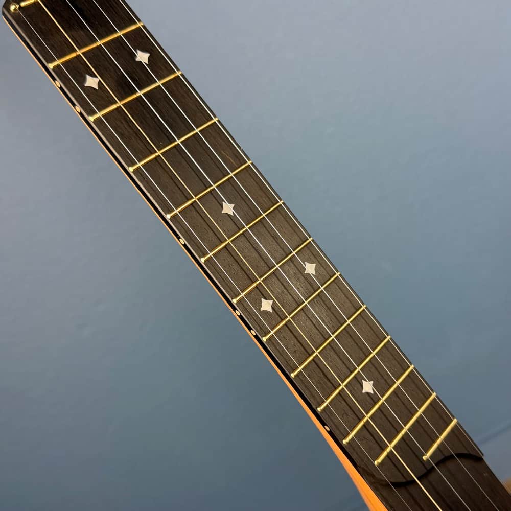 Rickard 12" Cherry Little Wonder Banjo with Antiqued Brass Hardware Rickard 5 String Banjos