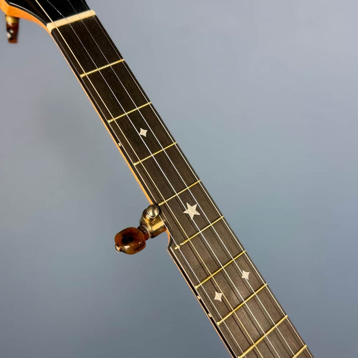 Rickard 12" Cherry Little Wonder Banjo with Antiqued Brass Hardware Rickard 5 String Banjos