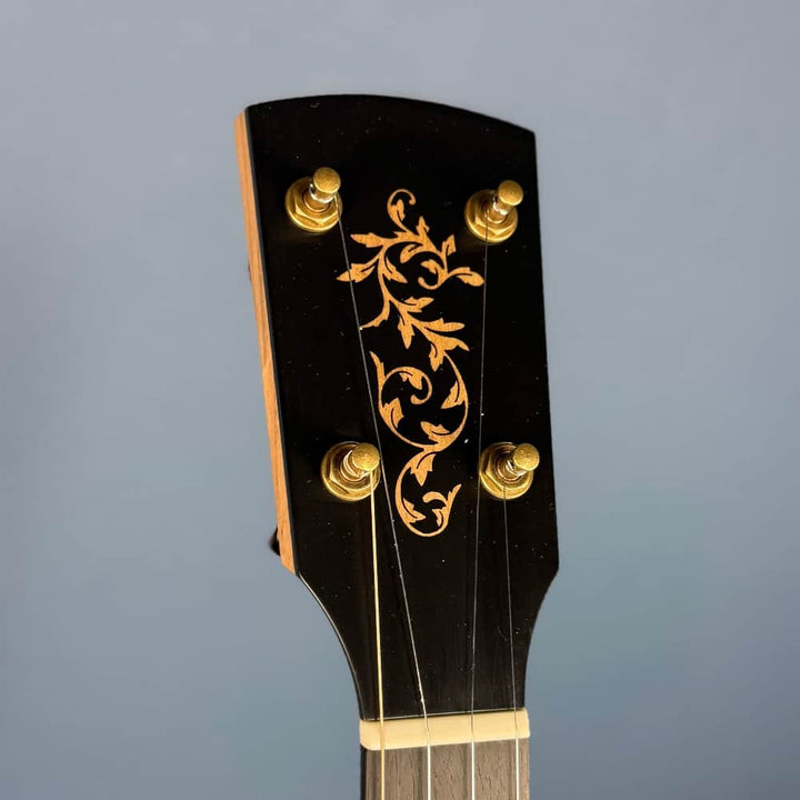 Rickard 12" Cherry Little Wonder Banjo with Antiqued Brass Hardware Rickard 5 String Banjos