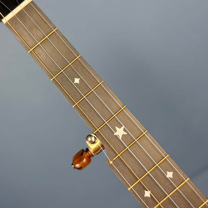 Rickard 12" Cherry Little Wonder Banjo with Antiqued Brass Hardware Rickard 5 String Banjos