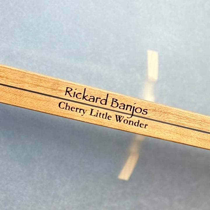 Rickard 12" Cherry Little Wonder Banjo with Antiqued Brass Hardware Rickard 5 String Banjos