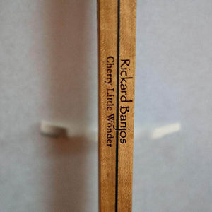 Rickard 12" Cherry Little Wonder Banjo with Antiqued Brass Hardware Rickard String Instruments