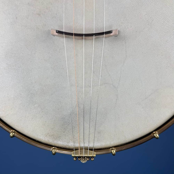 Rickard Custom 12' Brass Spunover Rim Banjo with Goat Skin Head Rickard 5 String Banjos