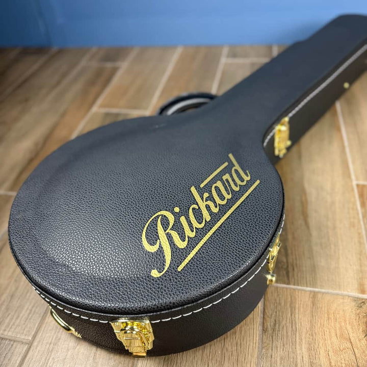 Rickard Custom 12' Brass Spunover Rim Banjo with Goat Skin Head Rickard 5 String Banjos
