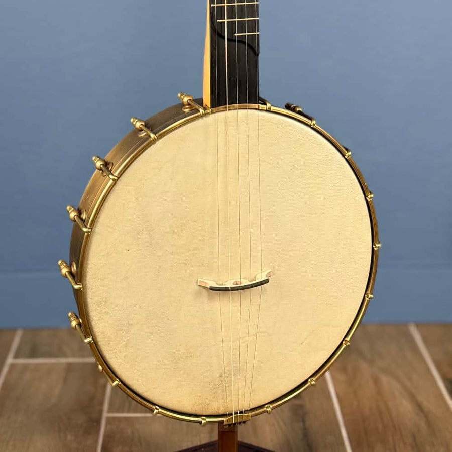 Rickard Custom 12' Brass Spunover Rim Banjo with Goat Skin Head Rickard 5 String Banjos