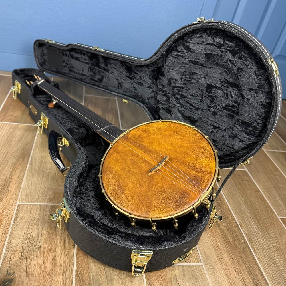 Rickard Custom Fretless Maple Ridge 12" Banjo with Goat Skin Head Rickard 5 String Banjos