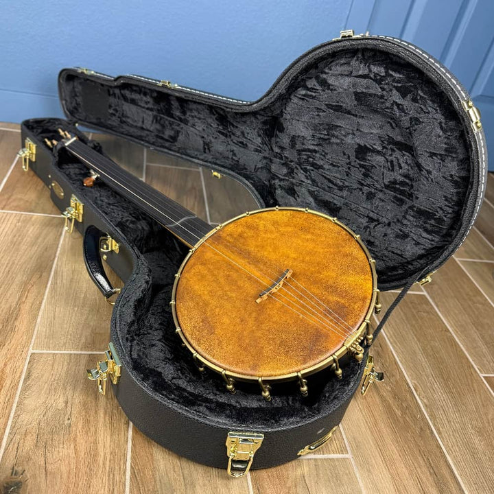 Rickard Custom Fretless Maple Ridge 12" Banjo with Goat Skin Head Rickard 5 String Banjos