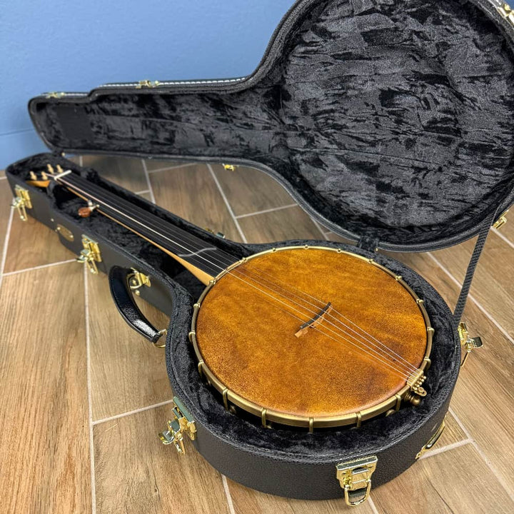 Rickard Custom Fretless Maple Ridge 12" Banjo with Goat Skin Head Rickard 5 String Banjos