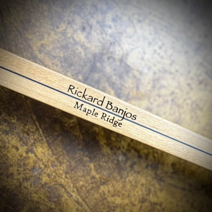 Rickard Custom Fretless Maple Ridge 12" Banjo with Goat Skin Head Rickard 5 String Banjos