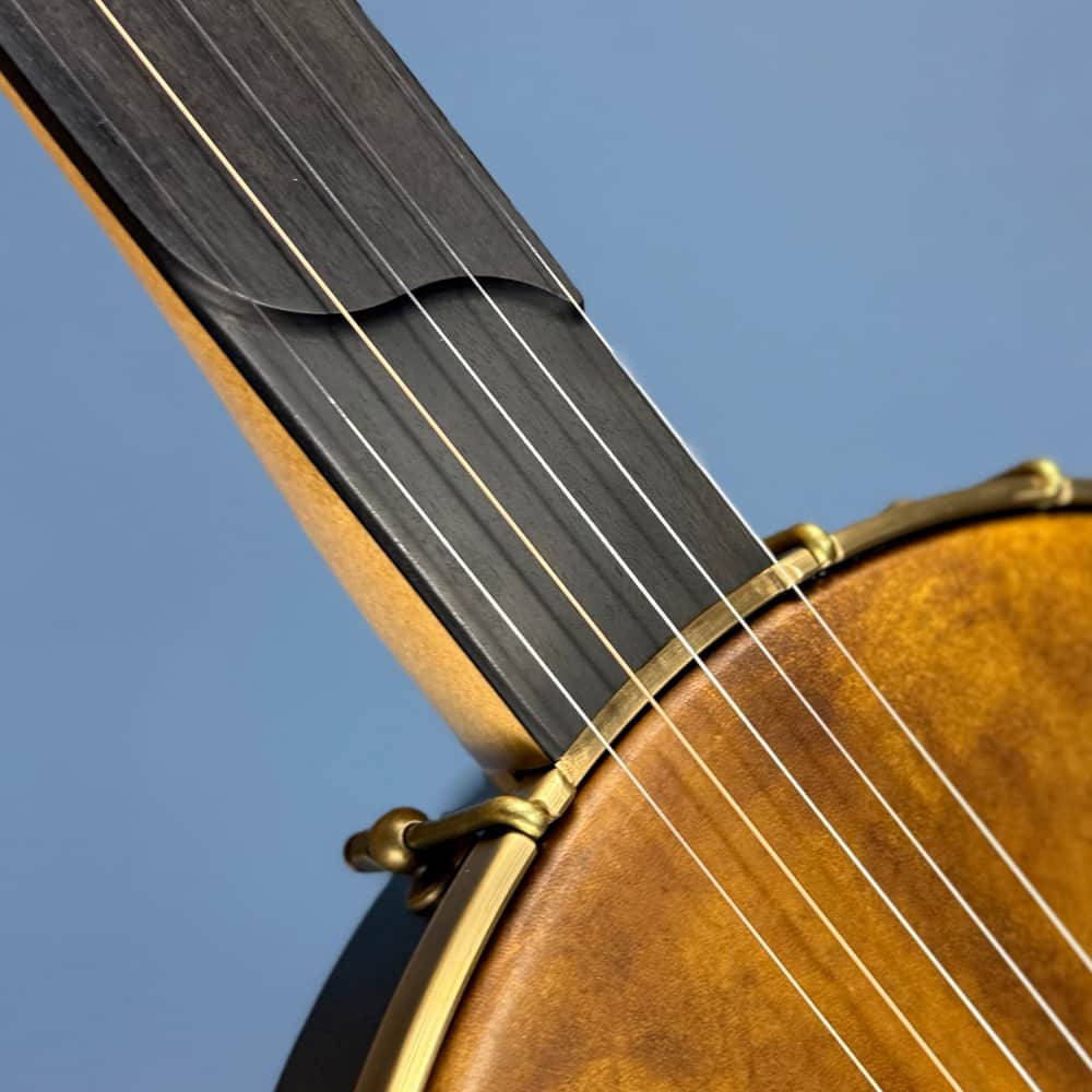 Rickard Custom Fretless Maple Ridge 12" Banjo with Goat Skin Head Rickard 5 String Banjos