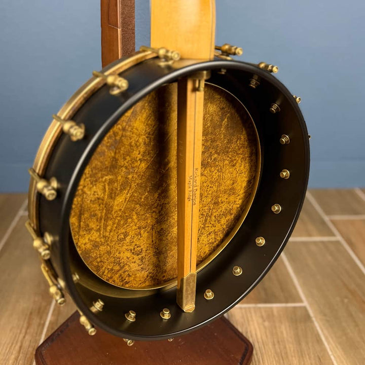 Rickard Custom Fretless Maple Ridge 12" Banjo with Goat Skin Head Rickard 5 String Banjos