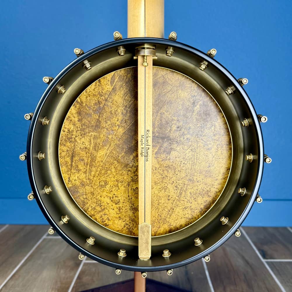 Rickard Custom Fretless Maple Ridge 12" Banjo with Goat Skin Head Rickard 5 String Banjos