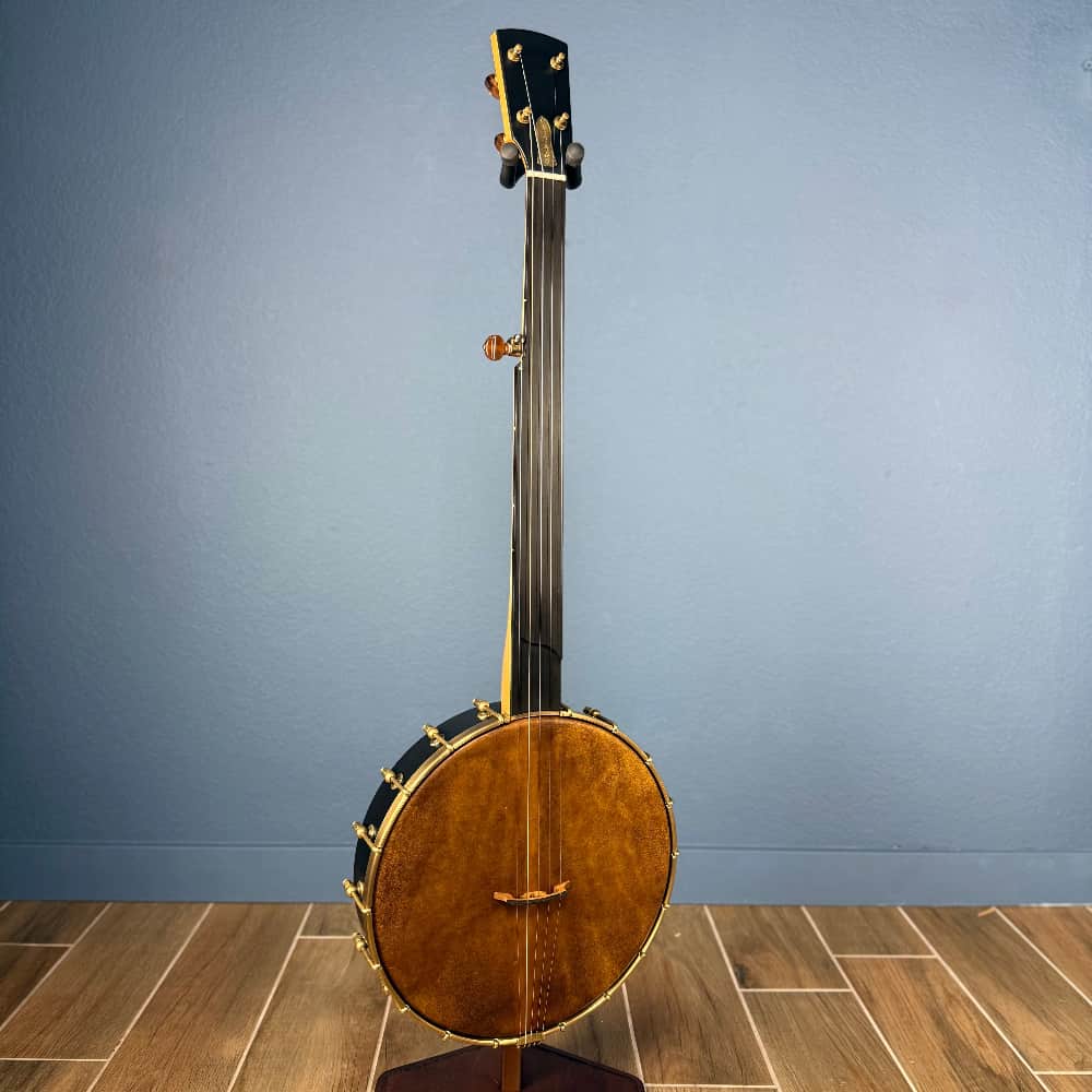 Rickard Custom Fretless Maple Ridge 12" Banjo with Goat Skin Head Rickard 5 String Banjos