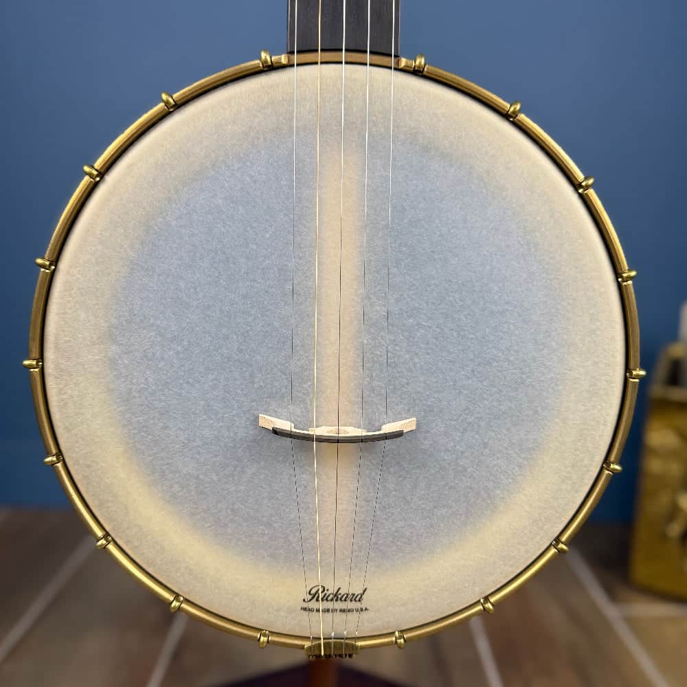 Rickard Dobson 11" Banjo with Antiqued Brass Hardware Rickard 5 String Banjos