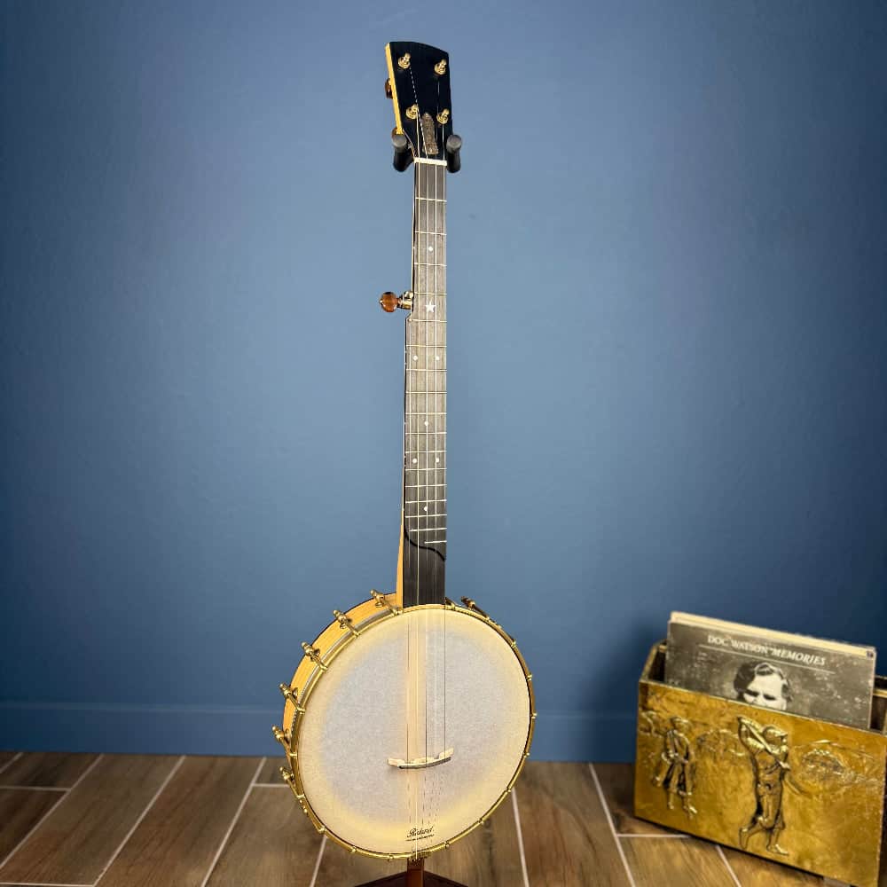 Rickard Dobson 11" Banjo with Antiqued Brass Hardware Rickard 5 String Banjos