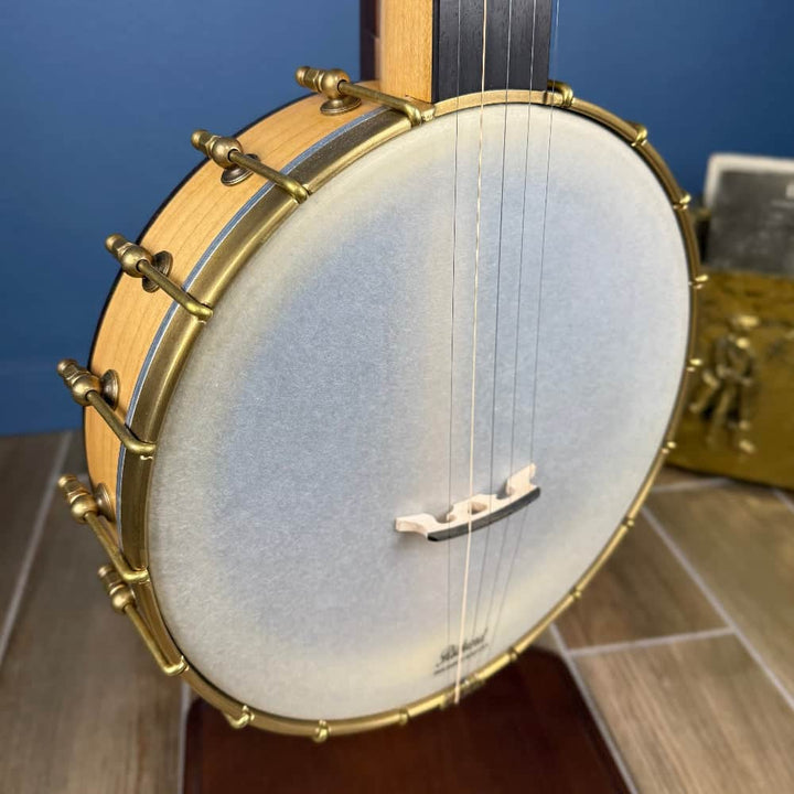 Rickard Dobson 11" Banjo with Antiqued Brass Hardware Rickard 5 String Banjos