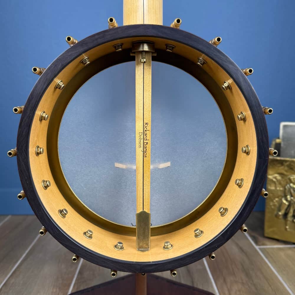 Rickard Dobson 11" Banjo with Antiqued Brass Hardware Rickard 5 String Banjos