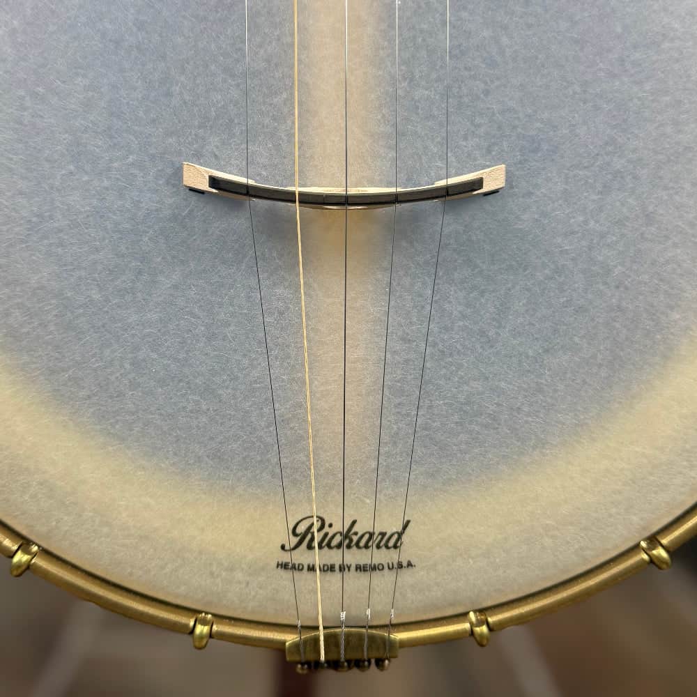 Rickard Dobson 11" Banjo with Antiqued Brass Hardware Rickard 5 String Banjos