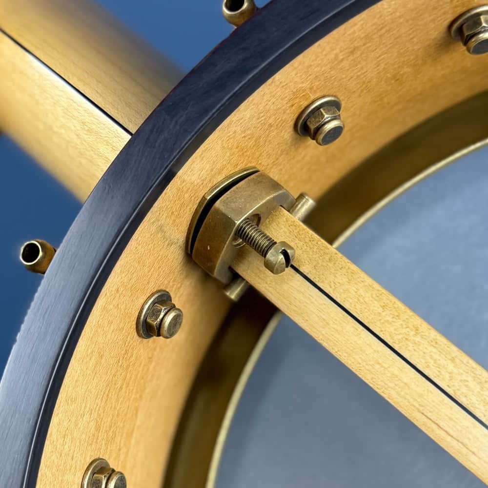 Rickard Dobson 11" Banjo with Antiqued Brass Hardware Rickard 5 String Banjos