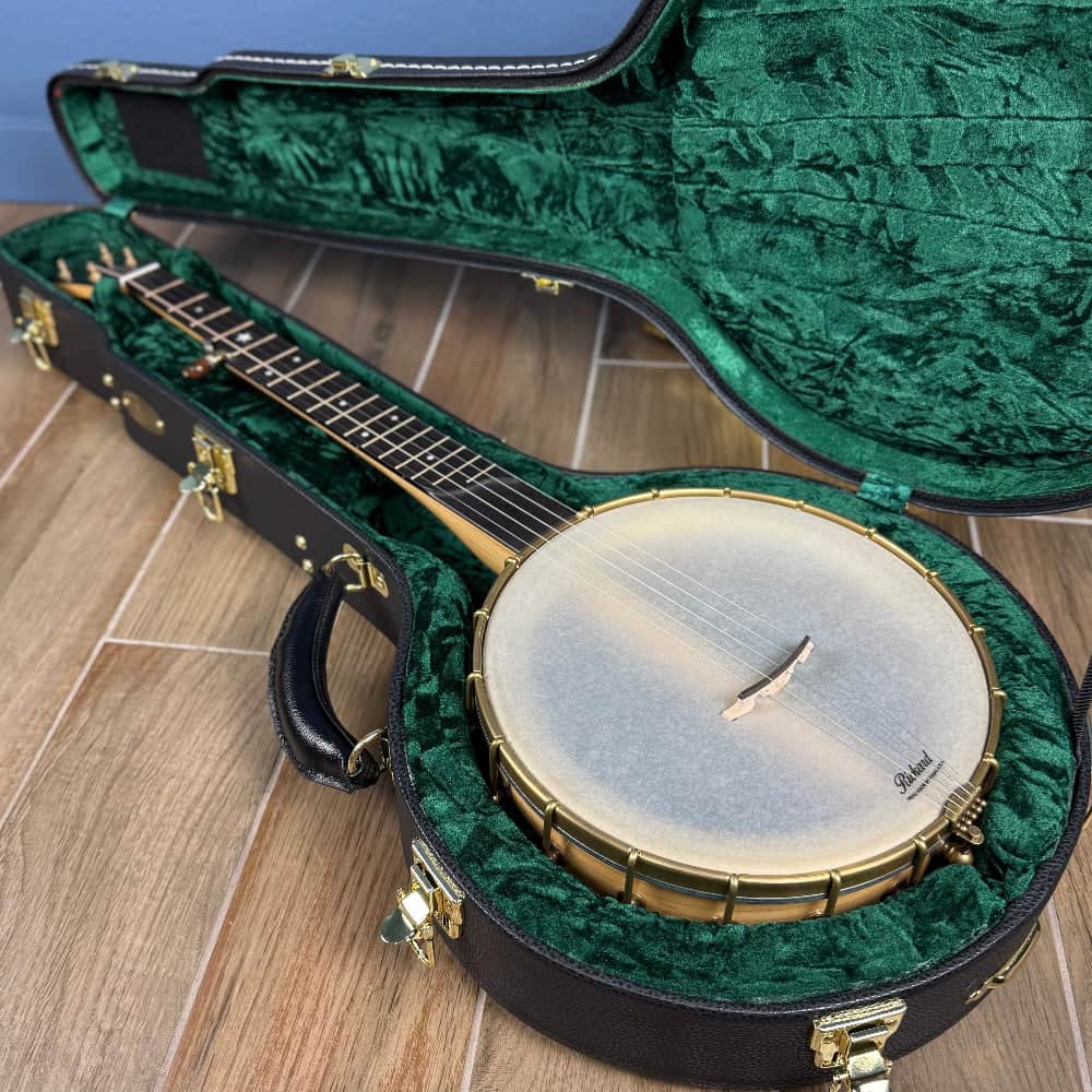 Rickard Dobson 11" Banjo with Antiqued Brass Hardware Rickard 5 String Banjos