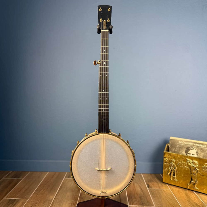 Rickard Dobson 12" Banjo with Antiqued Brass Hardware Rickard 5 String Banjos