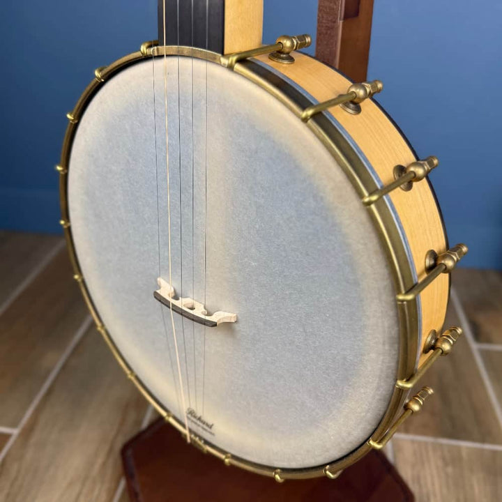 Rickard Dobson 12" Banjo with Antiqued Brass Hardware Rickard 5 String Banjos
