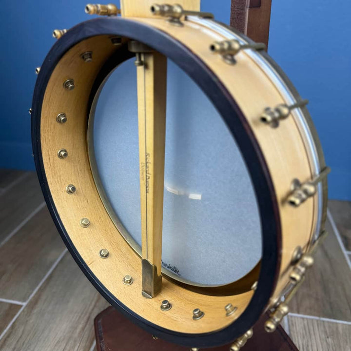 Rickard Dobson 12" Banjo with Antiqued Brass Hardware Rickard 5 String Banjos