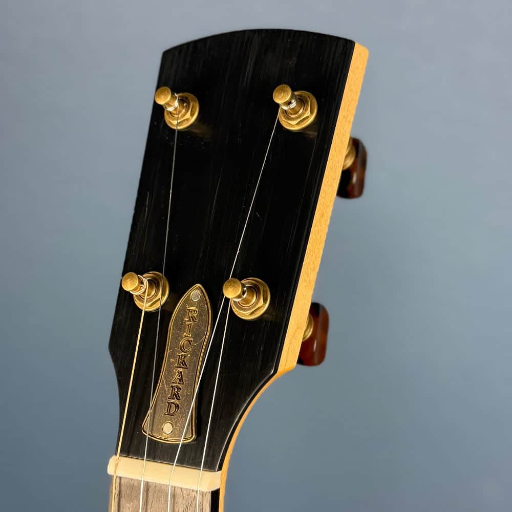 Rickard Dobson 12" Banjo with Antiqued Brass Hardware Rickard 5 String Banjos