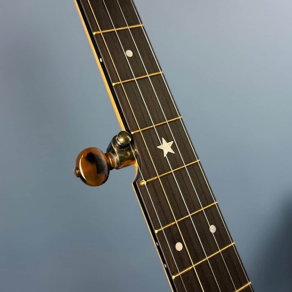 Rickard Dobson 12" Banjo with Antiqued Brass Hardware Rickard 5 String Banjos