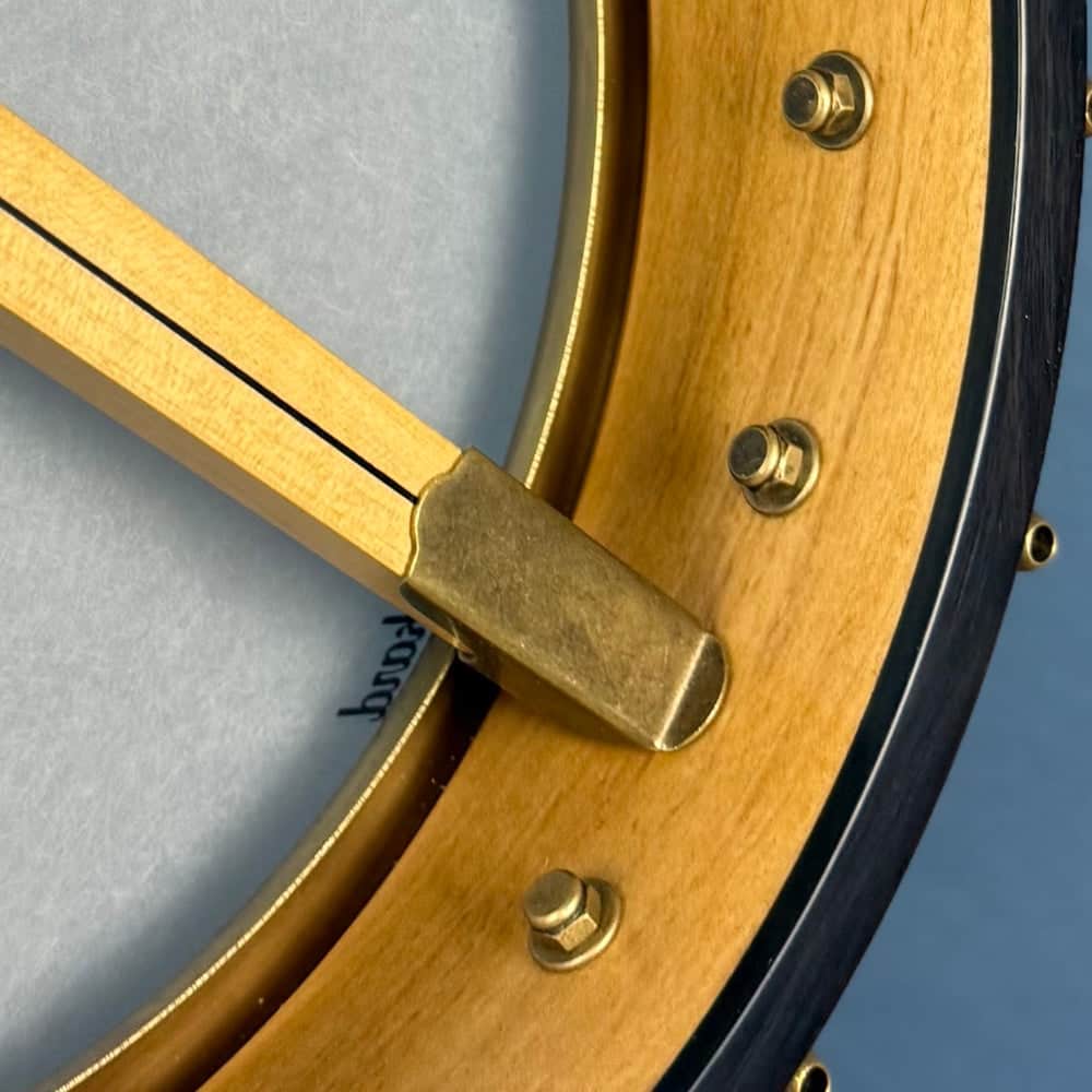 Rickard Dobson 12" Banjo with Antiqued Brass Hardware Rickard 5 String Banjos