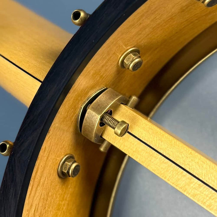 Rickard Dobson 12" Banjo with Antiqued Brass Hardware Rickard 5 String Banjos