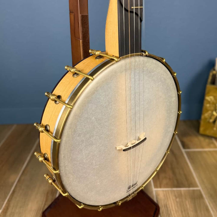 Rickard Dobson 12" Banjo with Antiqued Brass Hardware Rickard 5 String Banjos