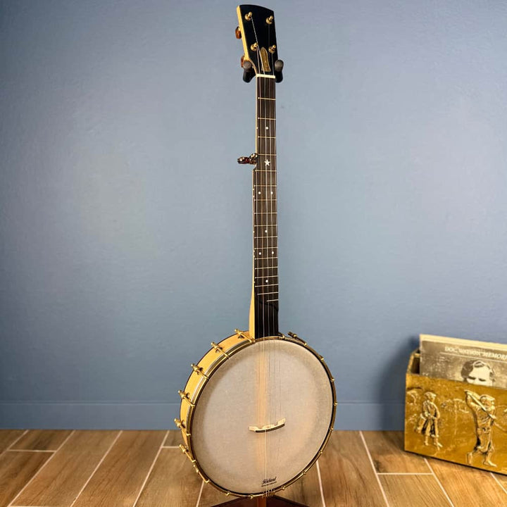 Rickard Dobson 12" Banjo with Antiqued Brass Hardware Rickard 5 String Banjos